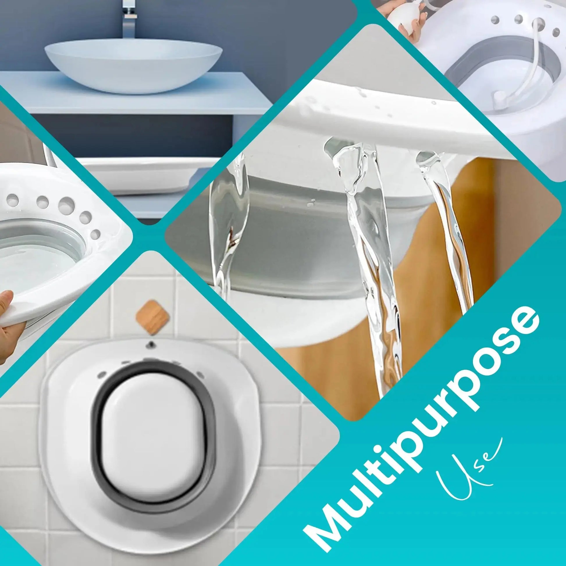 Sitz Bath for Toilet - Hemorrhoid Relief, Postpartum Care & Personal Hygiene Joey&Viggy