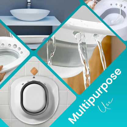 Sitz Bath for Toilet - Hemorrhoid Relief, Postpartum Care & Personal Hygiene EldyCare