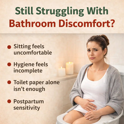 Sitz Bath For Toilet - Hemorrhoids Treatment & Postpartum Essentials EldyCare