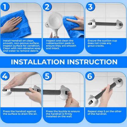 30cm Heavy-Duty Grab Rail (Pack of 2)