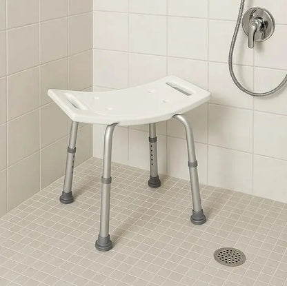 Non-Slip Light Weight with Adjustable Height Shower Stool EldyCare
