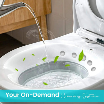 Sitz Bath for Toilet - Hemorrhoid Relief, Postpartum Care & Personal Hygiene EldyCare