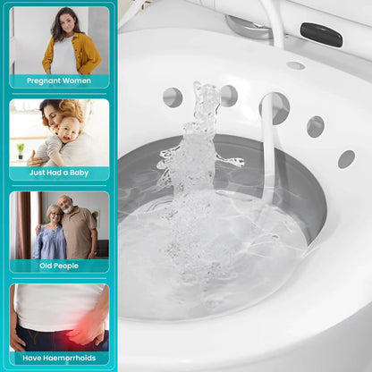 Sitz Bath for Toilet - Hemorrhoid Relief, Postpartum Care & Personal Hygiene EldyCare