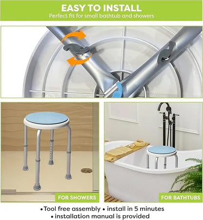Elderly Essentials 360 Degree Rotating Shower Stool EldyCare